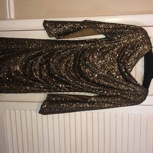 Sequence evening dress